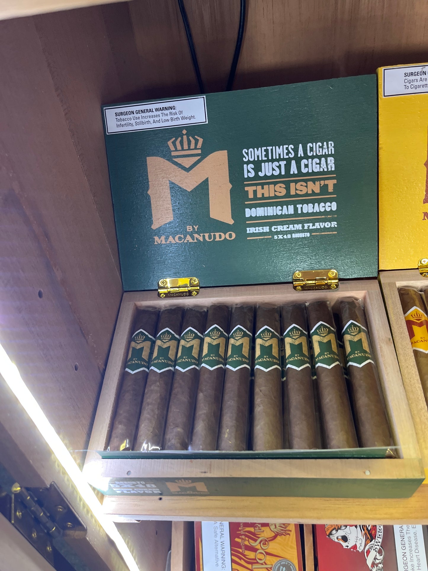 Cigar- Macanudo Irish Cream Robusto