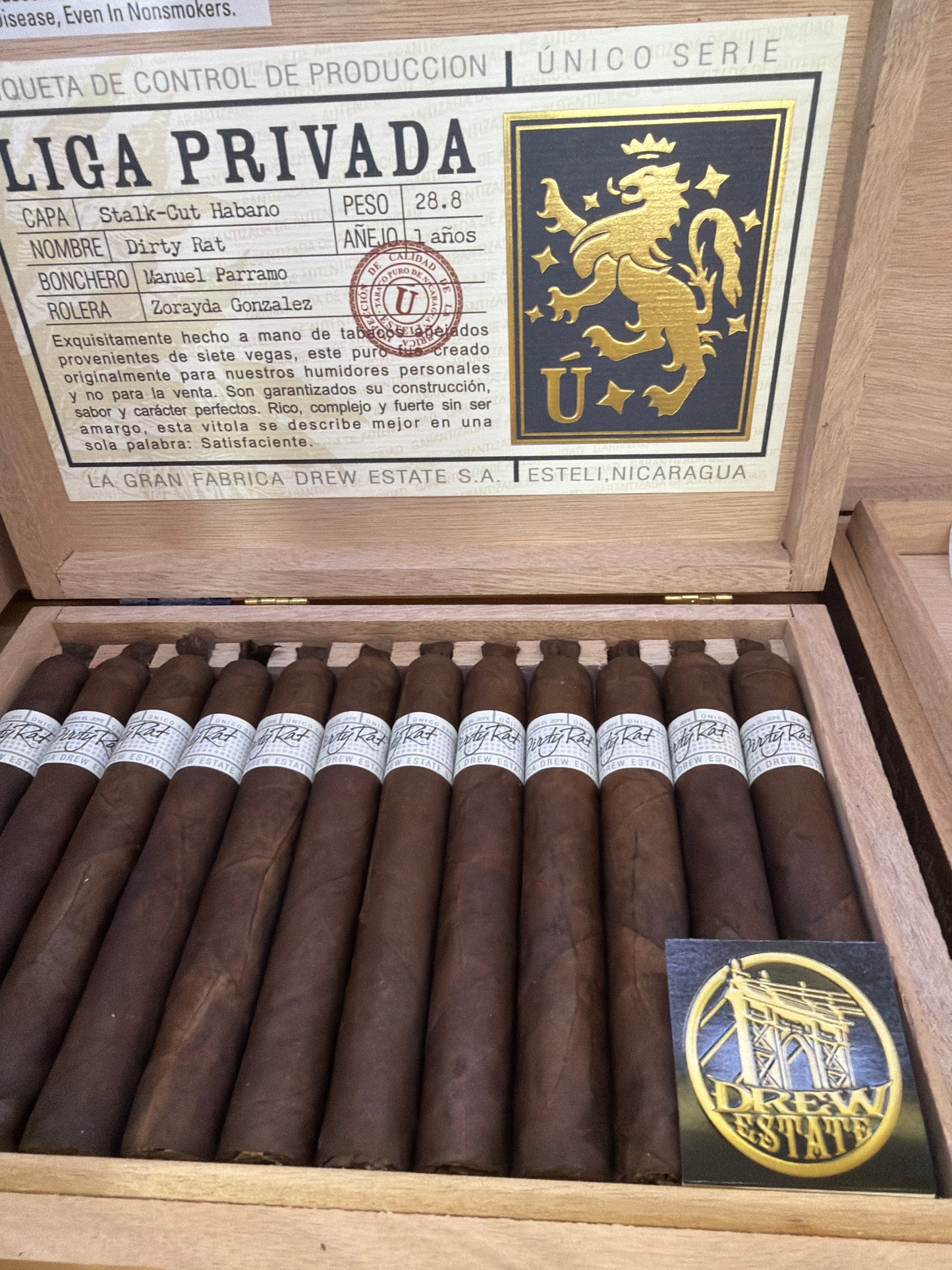 Cigar- Liga Privada Dirty Rat