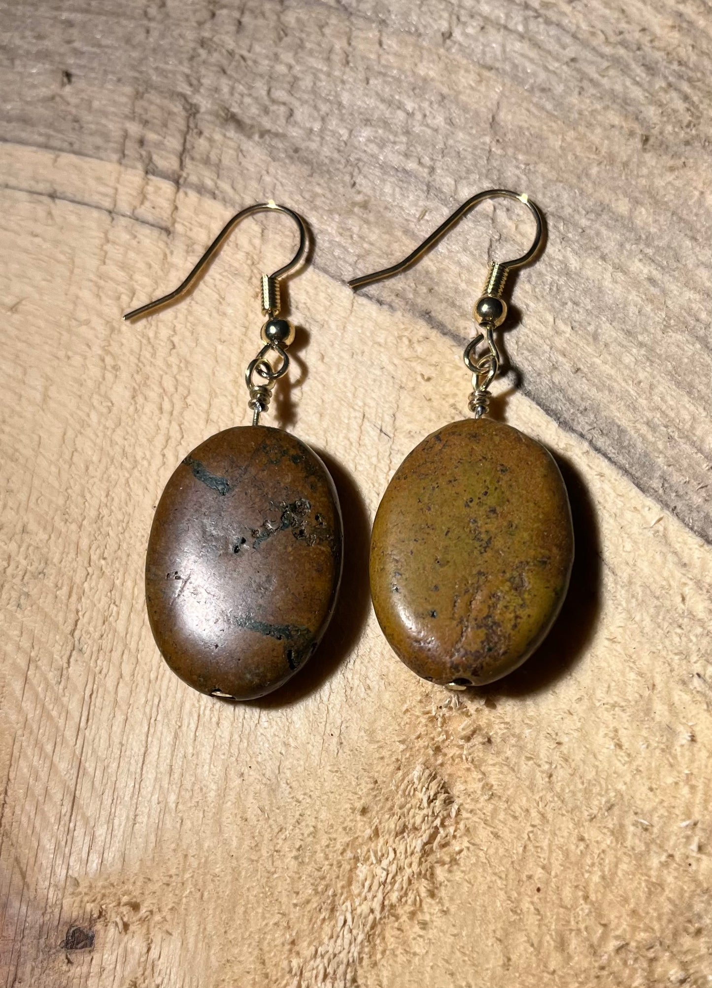 Brown Turquoise Earrings