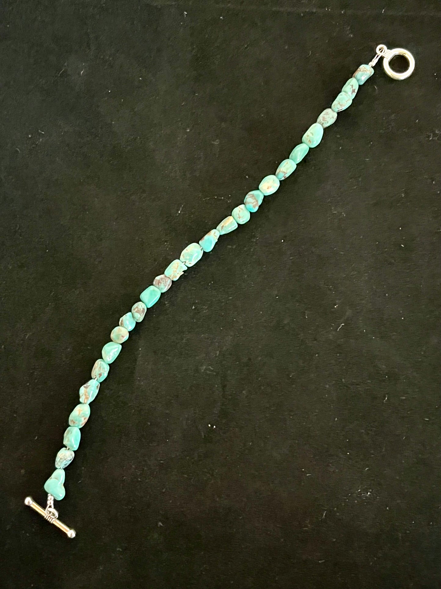 Blue Moon Turquoise Tiny Nugs Bracelet