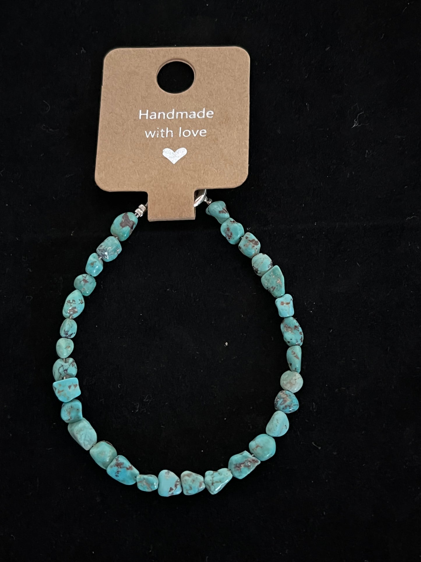 Blue Moon Turquoise Tiny Nugs Bracelet