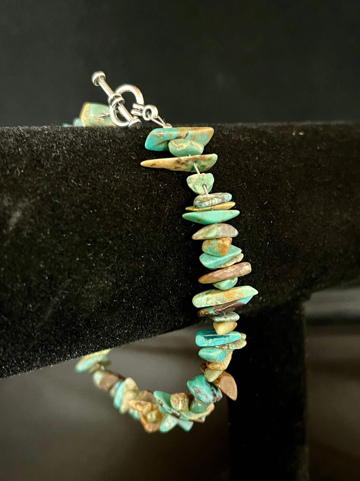 Natural Turquoise Chips Bracelet