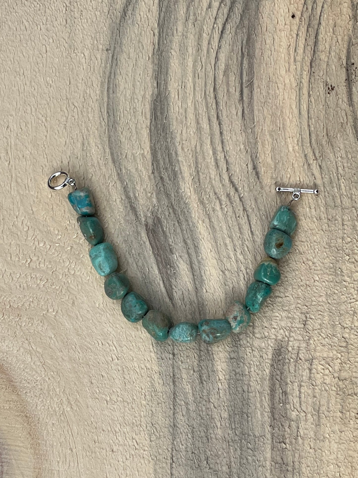 Natural Turquoise Medium Nuggets Bracelet