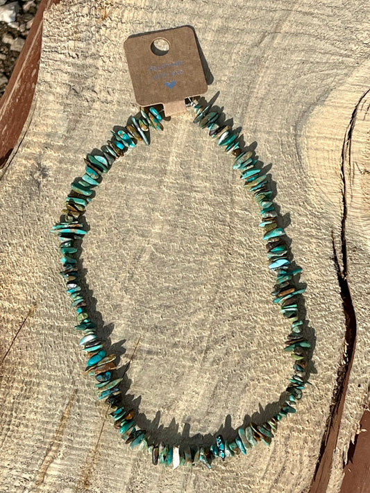 Natural Turquoise Chips Necklace