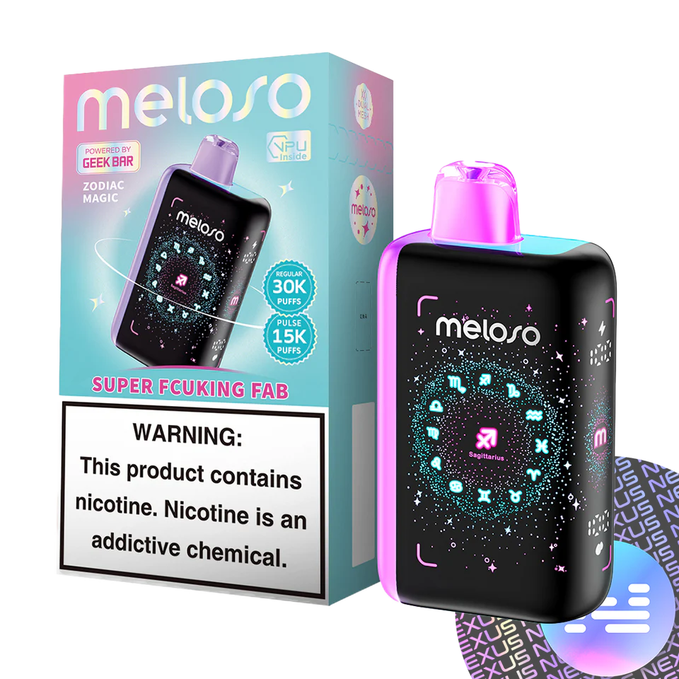 Vape- GEEK BAR MELOSO BAR 30000 PUFFS DISPOSABLE- Super Fucking Fab Ponce de Leon Creations Vape- GEEK BAR MELOSO BAR 30000 PUFFS DISPOSABLE- Super Fucking Fab Ponce de Leon Creations