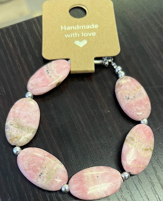Peach Blossom Jade Bracelet