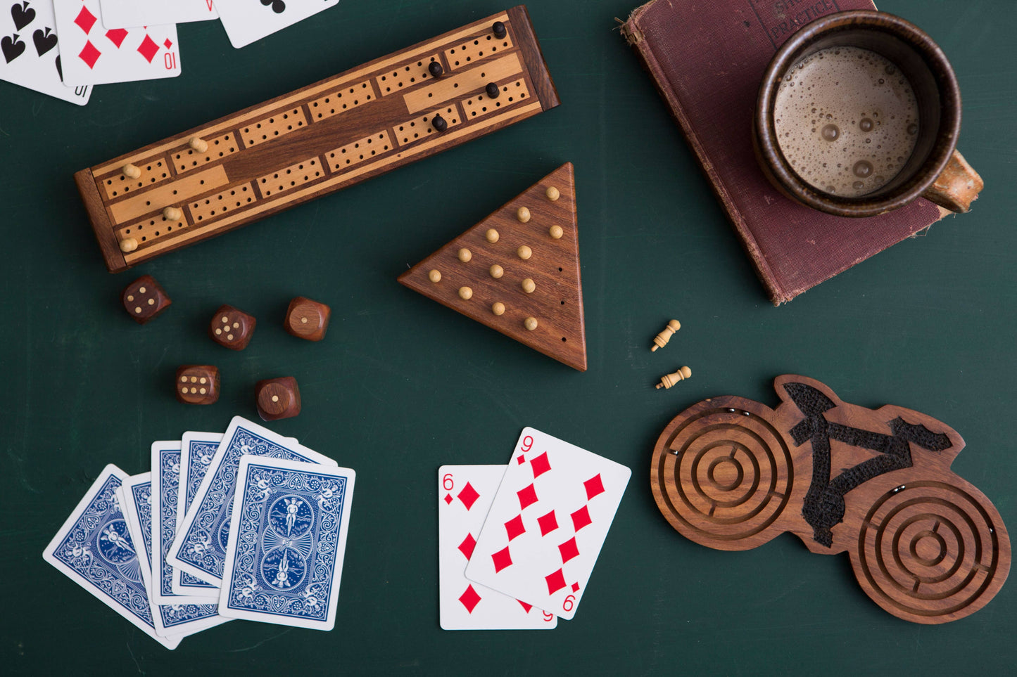 Wood Cribbage Game - Handmade