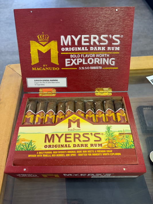 Cigar- Macanudo: Myers Rum