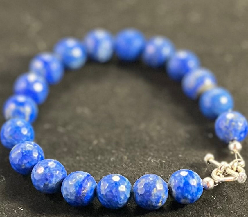 Lapis Faceted Bracelet