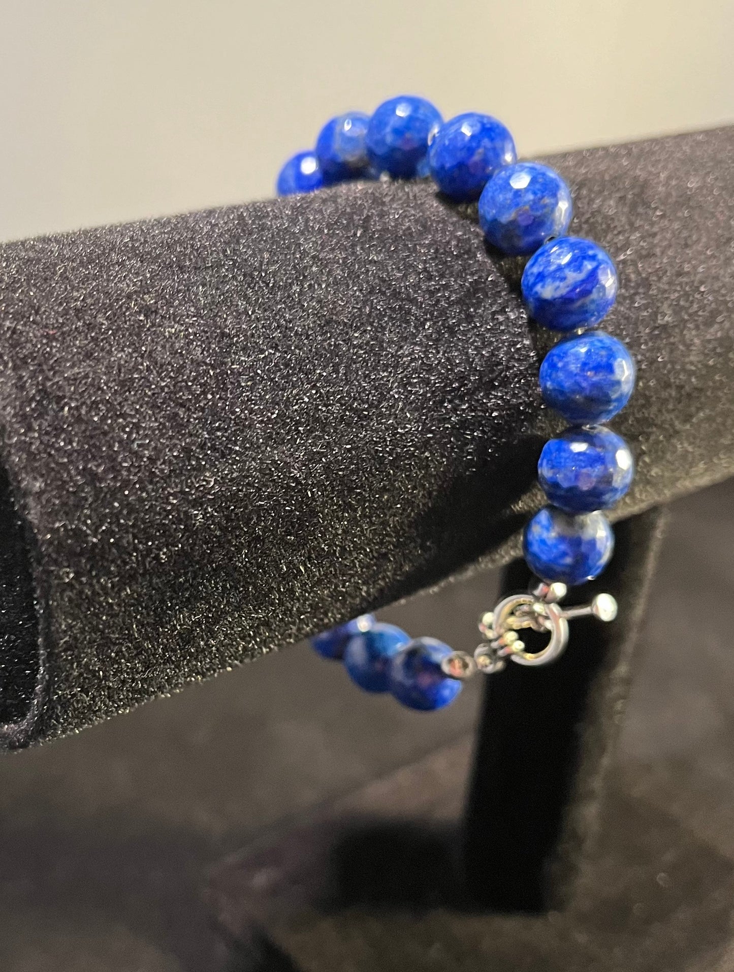 Lapis Faceted Bracelet