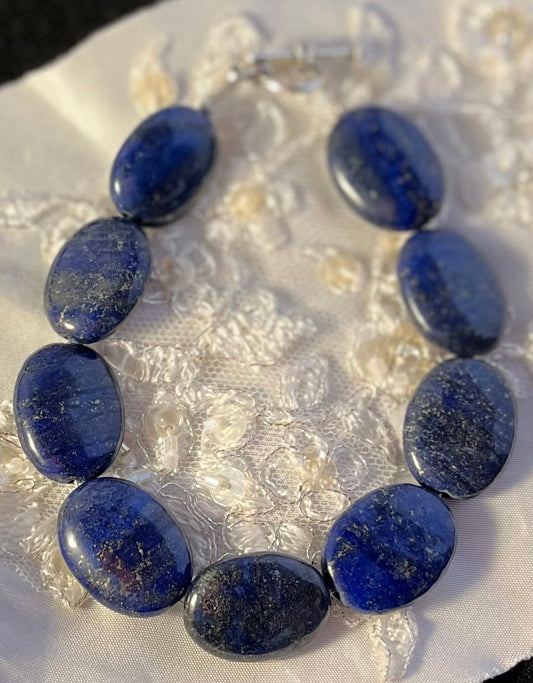 Lapis Ovals Bracelet