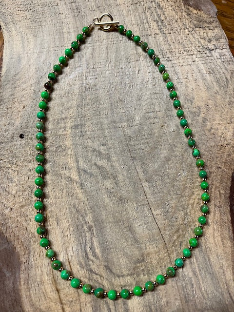 Lime Turquoise Necklace
