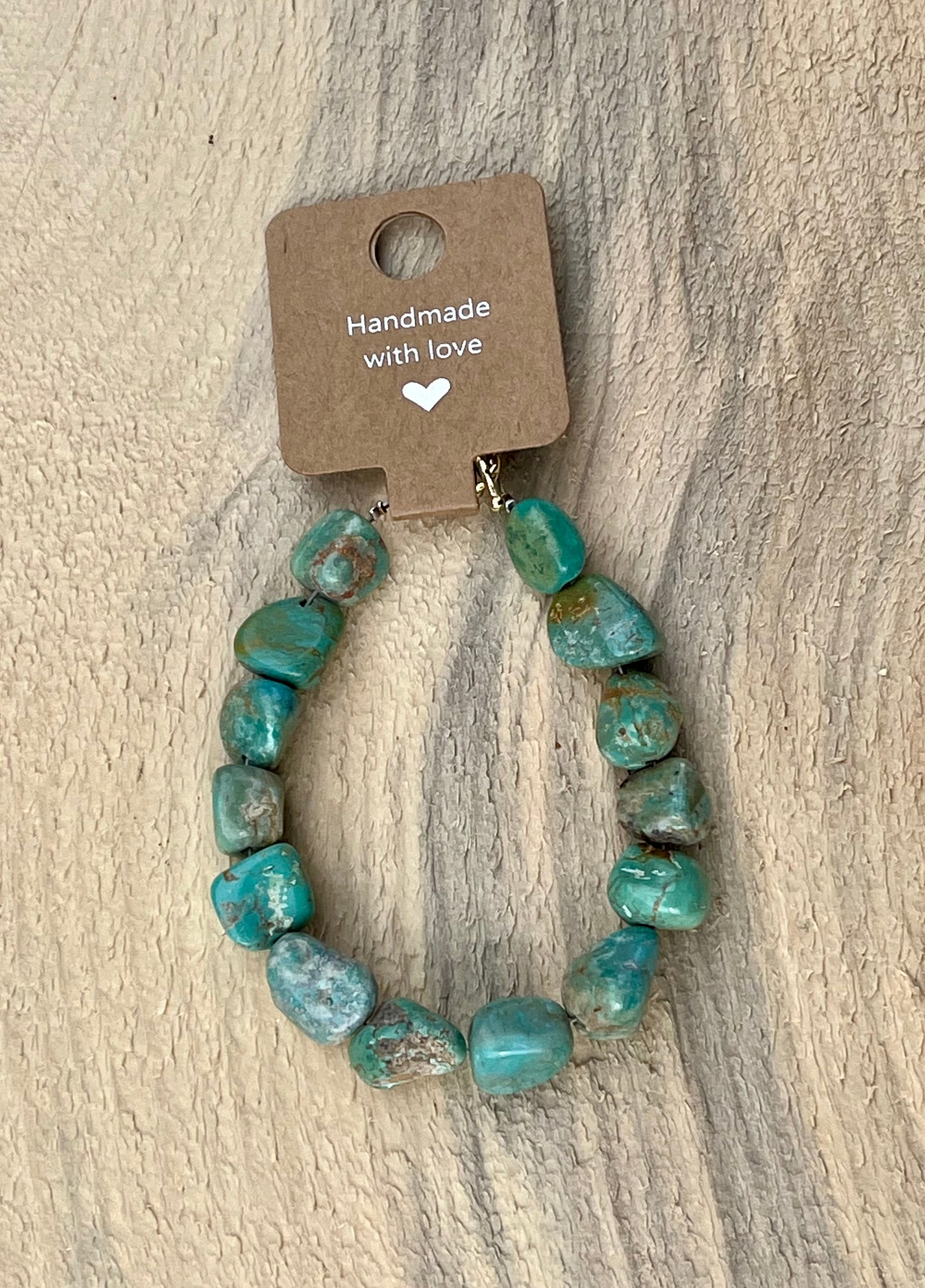 Natural Turquoise Medium Nuggets Bracelet