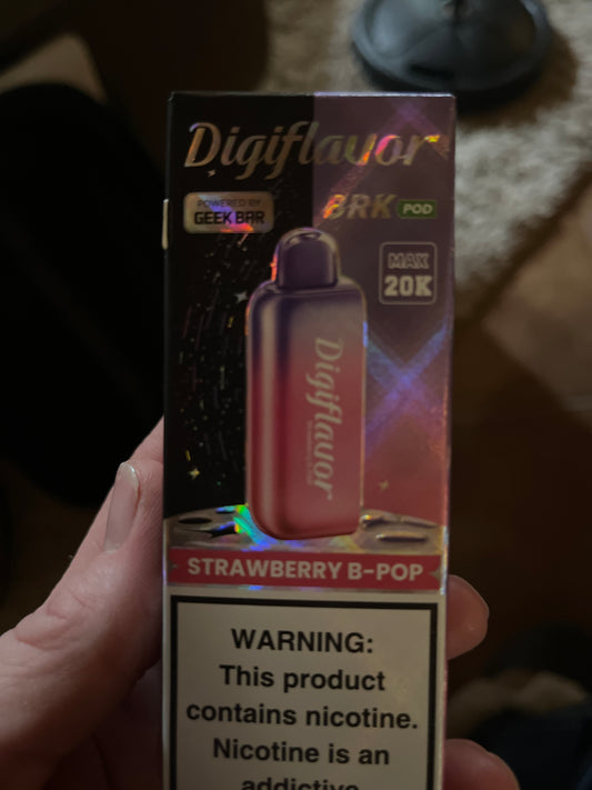 Vape- digiflavor brk strawberry b-pop 20k